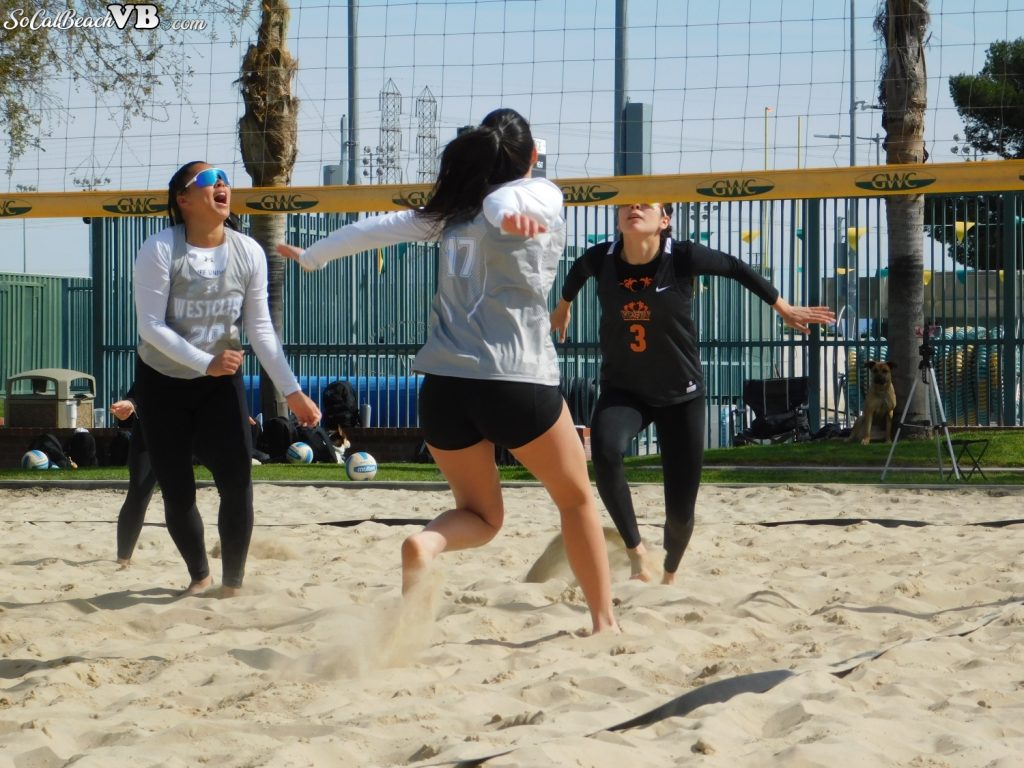 Southern California Beach Volleyball: Westcliff University vs. Ventura College part 1 - socalbeachvb.com