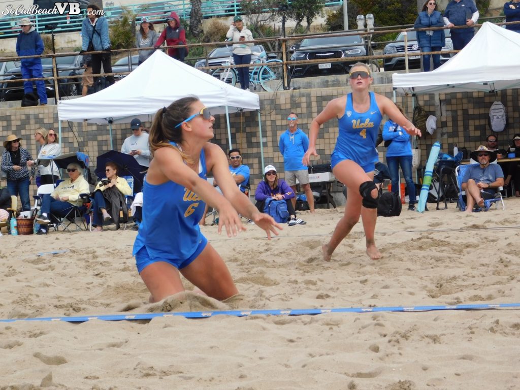 Haley Hallgren and her partner Rileigh Powers are undefeated on the season through April 6, 2023 - a dominating pair for UCLA Beach Volleyball