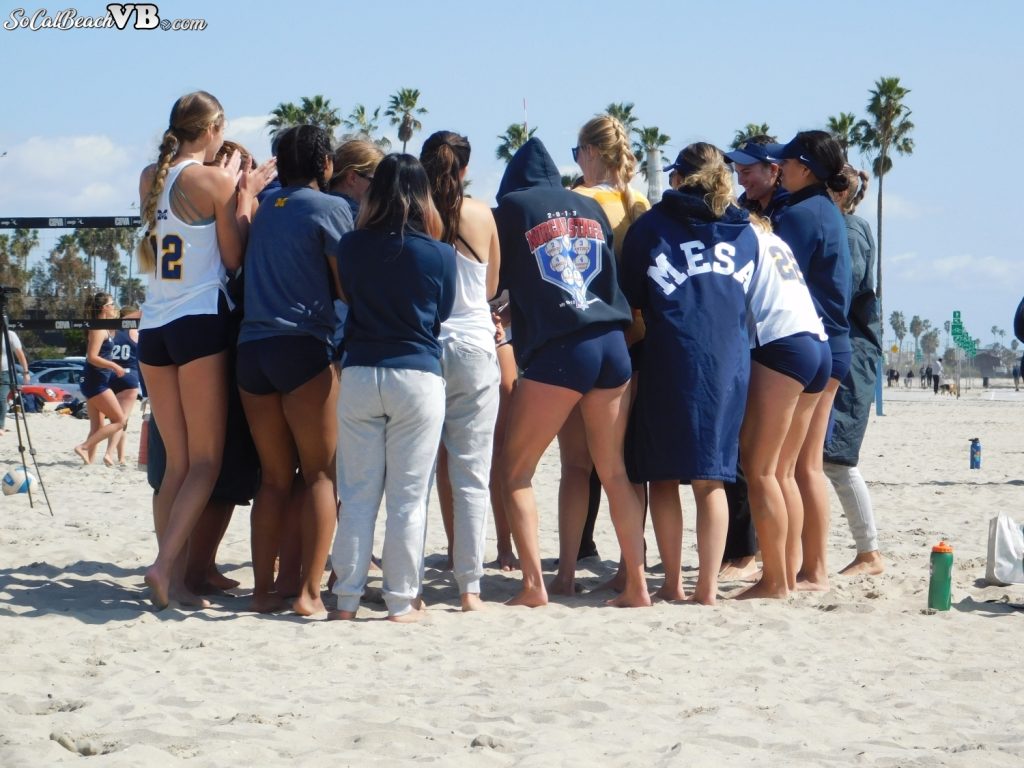 socalbeachvb.com - SD Mesa beach volleyball takes on El Co & Fullerton - 3/3/2023 -
